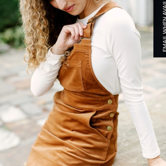 Corduroy Overall Dress 10 - Picture 3 of 8
